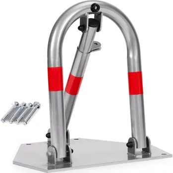 parkovací zábrana sklopná parkovací zábrana 45 cm se zámkem a reflexními pruhy