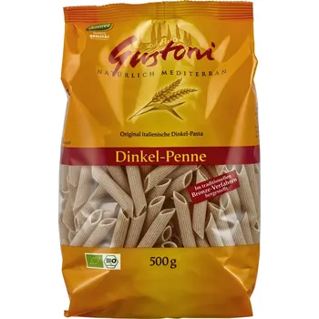 Gustoni Špaldové penne 500 g bio BIO VEGAN Množství: 1 ks