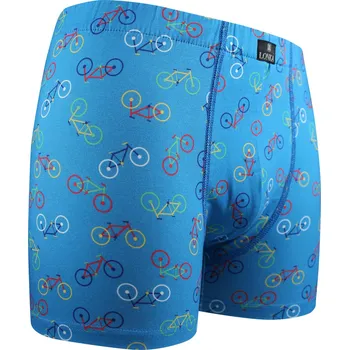 Boxerky Lonka Kevin Bike Pánské boxerky BM000001483700101233 bike/azurová XXL