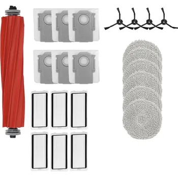 Příslušenství k robotickému vysavači Mobilly sada kartáčů, filtrů a mopů pro Roborock Qrevo MaxV/Pro/S, 23 ks