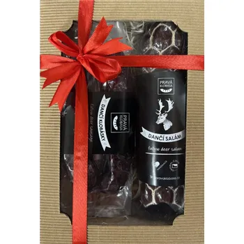 PRAVÁ KLOBÁSA Dárkové balení malé - dančí klobása + salám
