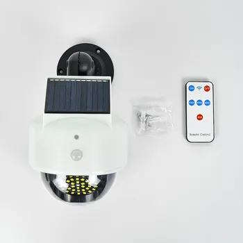 Venkovní osvětlení Bezdoteku LEDsolar 39 nástěnná lampa atrapa kamery se sensorem, 39 LED se senzorem, bezdrátové, iPRO, 1,5 W, studená barva