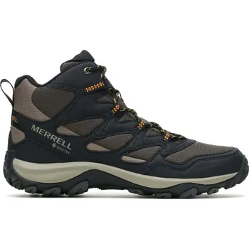 Pánská treková obuv Pánská outdoorová obuv Merrell West Rim Sport Mid GTX Black/Beluga UK 7,5