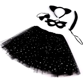 Karnevalový kostým - kočka - 2 černá