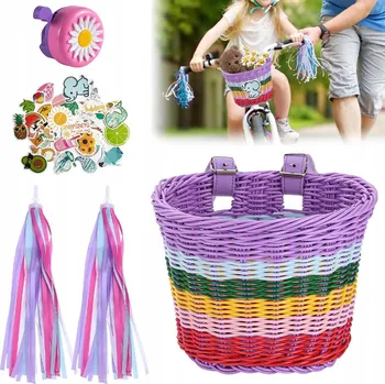 Košík na láhev PŘÍRODNÍ PROUTĚNÝ KOŠ KOŠÍK NA KOLO DRŽÁK NA ŘÍDÍTKA DÁREK