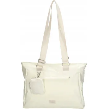 Kabelka Charm London nylonová kabelka bílá