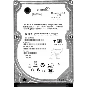 Interní pevný disk Pevný disk Seagate Momentus ST980811AS 80GB SATA 2,5"