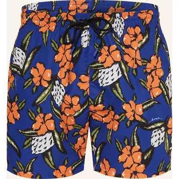 Pánské plavky Boss Pánské Koupací Šortky Piranha, modrá / lososová /...