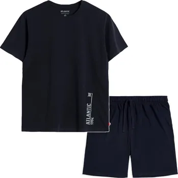 Pánské pyžamo ATLANTIC NMP-365 pánské pyžamo bavlněné s krátkým rukávem LETNÍ - M