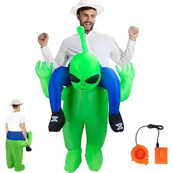 Karnevalový kostým KOSTÝM Mimozemšťan Alien Převlek Halloween Morph Kostým