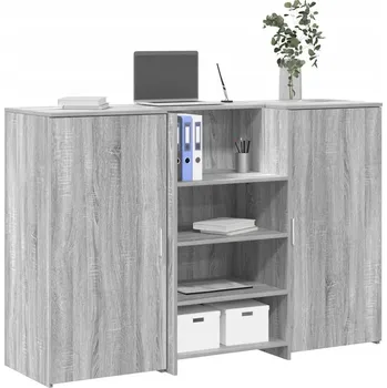 Psací stůl Obdélníkový psací stůl VidaXL 155 x 103,5 x 50 cm dub sonoma