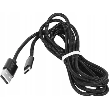 Datový kabel Kabel NEO TOOLS USB - USB typ C, 2 m, černý