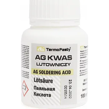 Páječka KYSELINA PÁJECÍ PRO PÁJENÍ PONIKLOVANÝCH POVRCHŮ 100ML