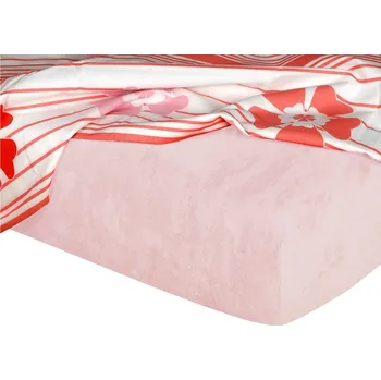 Bytový textil DADKA VRACOV Froté prostěradlo pudrové Rozměr: 80x140x10