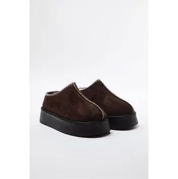 Dámské kozačky Boty trendyol Braun 6656646 40