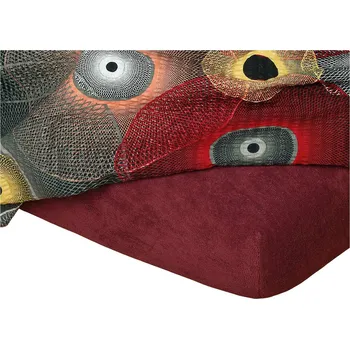 Bytový textil DADKA VRACOV Froté prostěradlo bordó Rozměr: 80x140x10