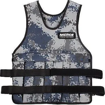 Zátěžové oblečení Merco Hercules 5 kg zátěžová vesta Barva: modrá