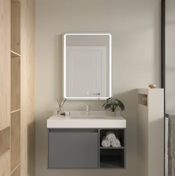 Zrcadlo Erga Mia, LED zrcadlo 60x80cm, 2185 lm, 6500K, přední/zadní osvětlení, ERG-V01-117-6080-00