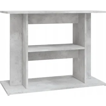 SKŘÍŇKA POD AKVÁRIUM ŠEDÁ BETONU 80X35X60 CM