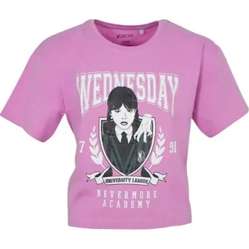 Dívčí tričko WEDNESDAY, fialové, vel. 146-164cm Velikost: 158cm