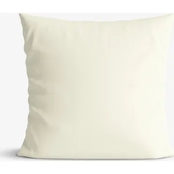 Povlak na polštářek Dekorační povlak na polštář - smetanový 45 x 45 cm
