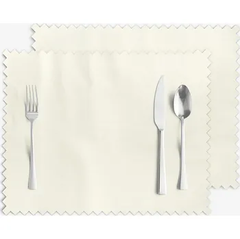 ubrus Prostírání na stůl teflonové - smetanové - sada 2ks 30 x 40 cm