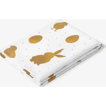 Utěrka Kuchyňská utěrka z pevné bavlny - Zlaté symboly Velikonoc 50 x 70 cm