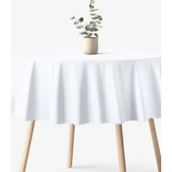 ubrus Kulatý teflonový ubrus - bílý Ø 100 cm