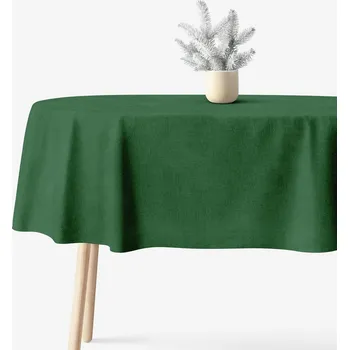 ubrus Oválný ubrus Malaga - tmavě zelený 120 x 160 cm