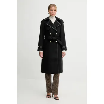 Dámský kabát Kabát s příměsí vlny Morgan GPLAY černá 99X, vel. 36