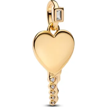 Oblečení a móda PANDORA Visací pozlacený klíček, ke gravírování