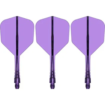 Příslušenství pro šipky Mission Letky Force 90 Vortex - Standard No6 - Midi - Purple F4583