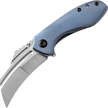 kapesní nůž Kansept KTC3 Satin CPM-S35VN Modře eloxovaný titan K1031A3