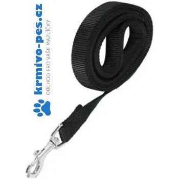 Vodítko pro psa Vodítko pes SOFT NYLON černé 25mm/1m Zolux