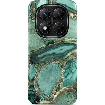 Pouzdro na mobilní telefon Kryt Xiaomi Redmi Note 14 Pro AURIX pevný Emerald Glow (obal neboli pouzdro na Xiaomi Redmi Note 14 Pro)