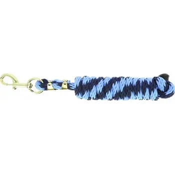Vodítko pro koně NORTON Provazové, granátová/modrá, karabina SNAP