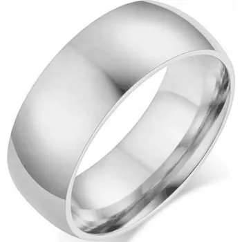 Prsten Stříbrný Prsten z Chirurgické Oceli 8mm Velikost 23