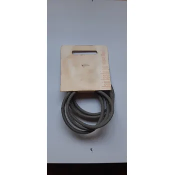 GUMIČKY NA VLASY SCRUNCHIE SILNÉ TLUSTÉ VELKÉ PROUŽEK ČERNÉ 6 KS