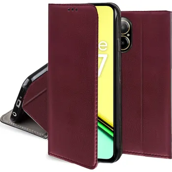 Pouzdro na mobilní telefon Flipové pouzdro Hero Case pro realme C67 červené