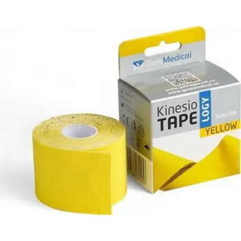 Zdravotnický materiál Bavlněný tejp - 5cm x 5m, žlutý