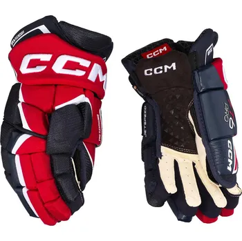 Hokejové rukavice Hokejové rukavice CCM JetSpeed FT6 Pro Navy/Red/White Senior 13 palců