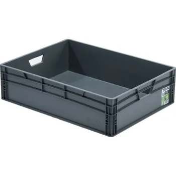 Úložný box Eurobox ECO Euro, 80 × 60 × 22 cm, 89 l, šedá&nbsp;965110