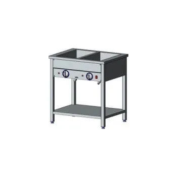 Vodní skútr EGAZ Elektrická ohřevná vana 2-komorová, 800x600x850 mm s policí, 1,6 kW | EGAZ, BE-2WS