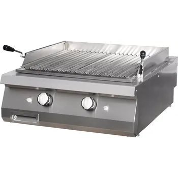 Kuchyňský gril Maxima Gril na lávový kámen Premium - plynový - dvojitá jednotka - hloubka 90 cm | 09398596