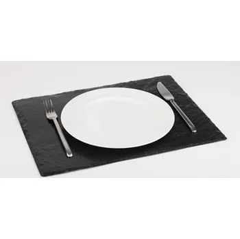 APS Prezentační tác obdelníkový z břidlicového kamene 450x300 mm | APS, 00996