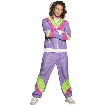 Karnevalový kostým R-Kontakt.cz Kostým - Retro tepláková souprava fialová Velikost: XXL