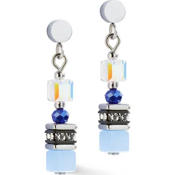 Módní doplněk Coeur de Lion dámské náušnice Iconic GeoCUBE 4565/21-0700