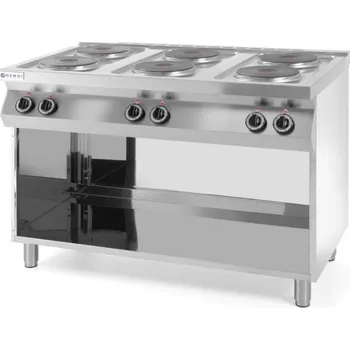 Sporák HENDI Elektrický sporák 6-plotýnkový na otevřeném podstavci | HENDI, Kitchen Line