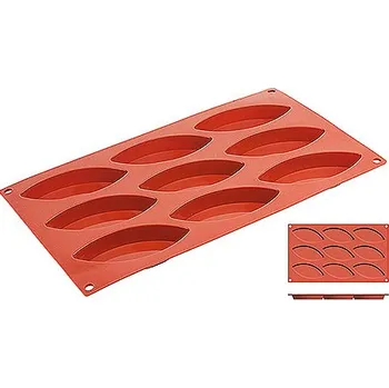 Plech na pečení CONTACTO Silikonová forma na pečení, formičky o rozměru 100x44 mm | CONTACTO, 6649/100