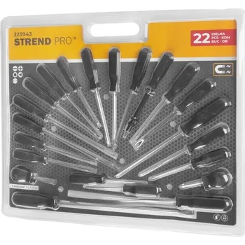 Šroubovák Strend Pro 225943 Sada šroubováků Strend Pro SD0016, 22 kusů, ploché + křížové